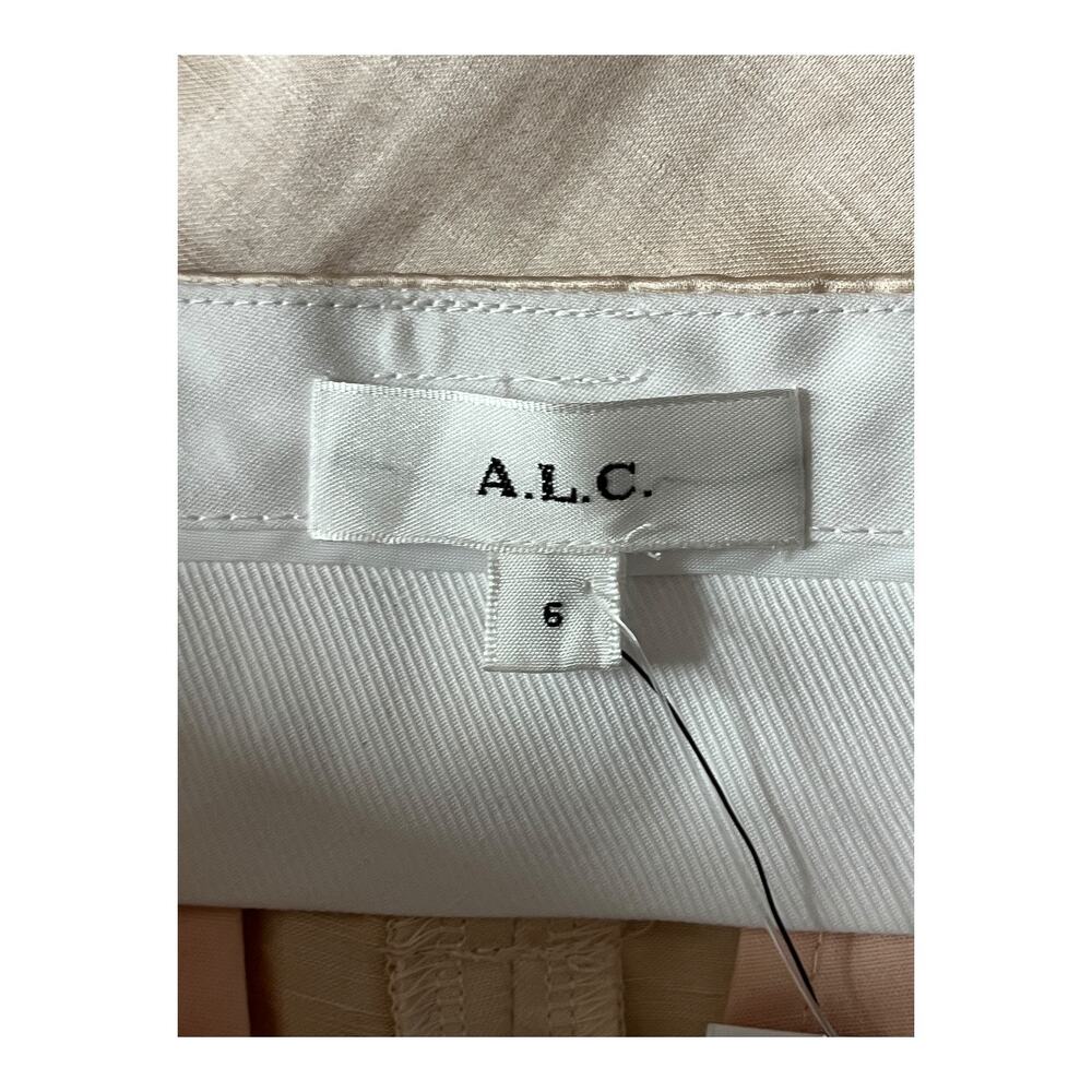 A.L.C. pants Mateo linen blend shantung wide leg size 6 - Picture 5 of 7